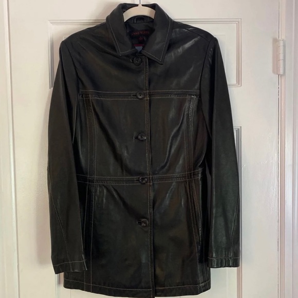 Anne Klein Jackets & Blazers - Leather Jacket
